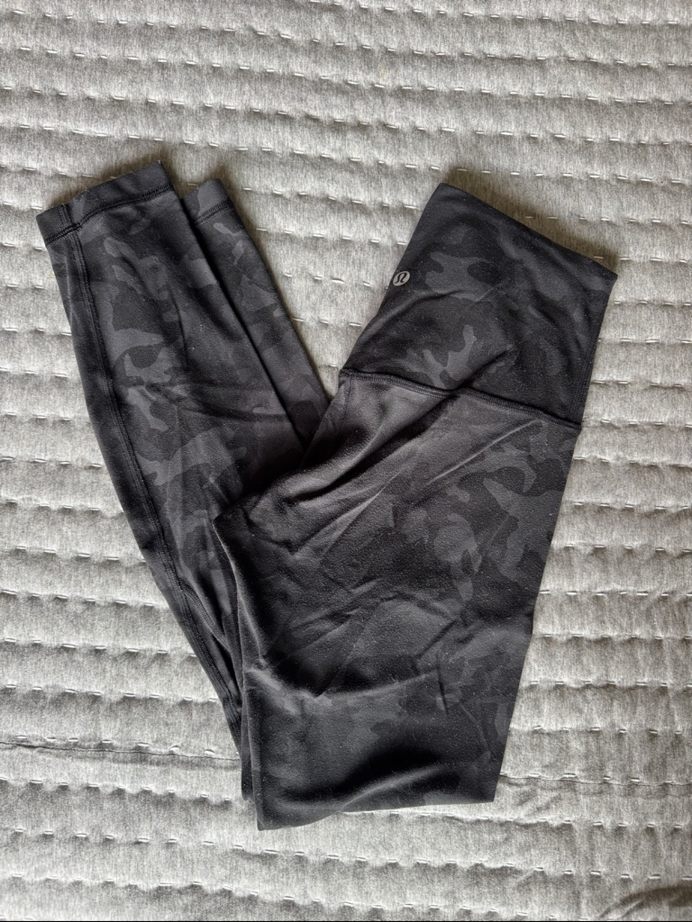 lululemon Black Camouflage Align High-Rise Leggings